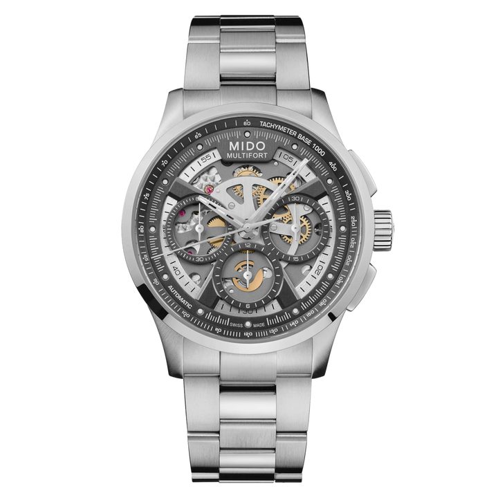 Mido Multifort Skeleton Chronograph 43mm