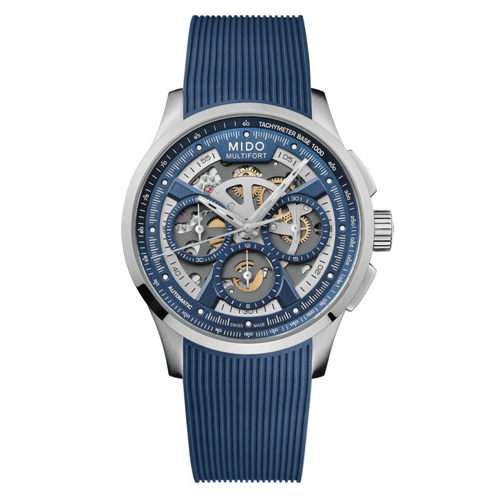 Mido Multifort Skeleton Chronograph 43mm