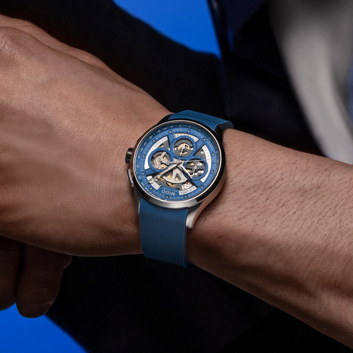 Mido Multifort Skeleton Chronograph 43mm