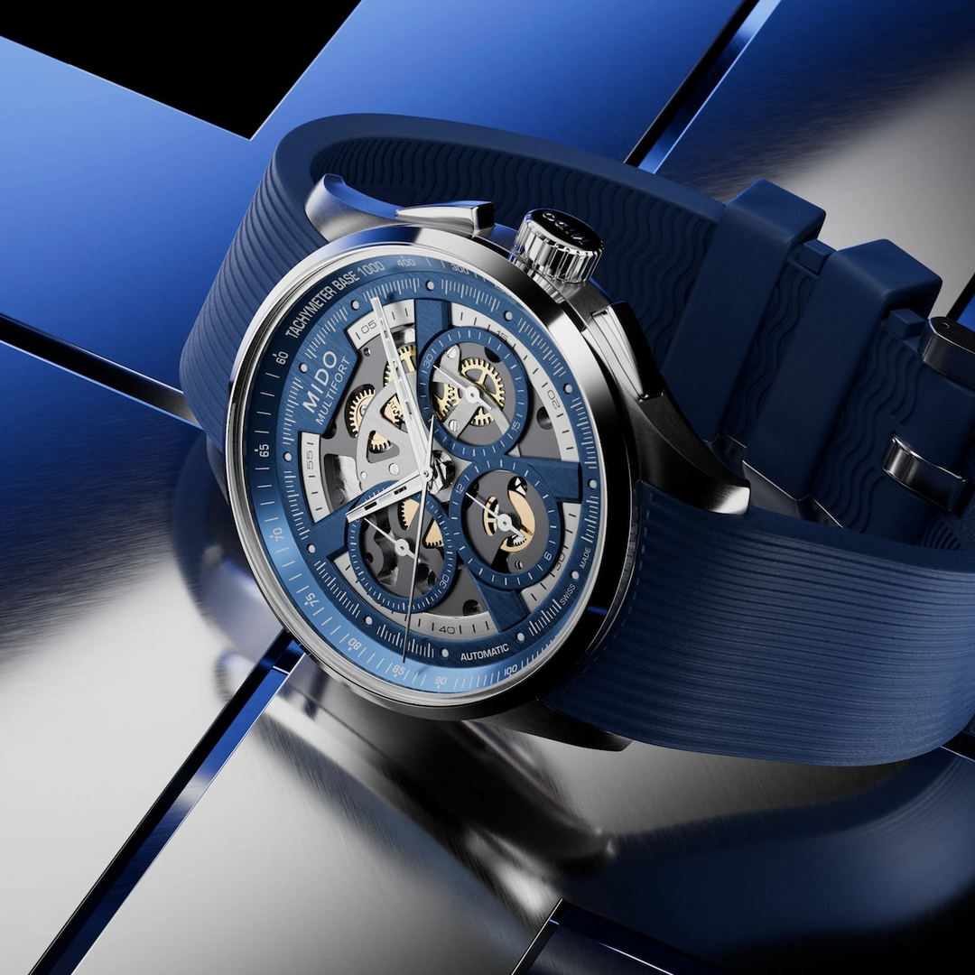 Mido Multifort Skeleton Chronograph 43mm