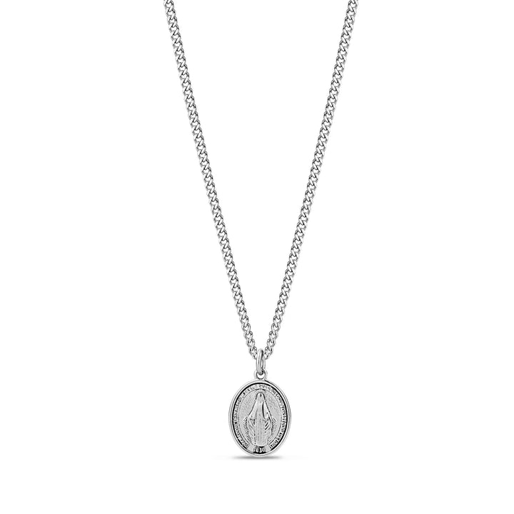 A.R.Z Steel Virgin Mary Pendant