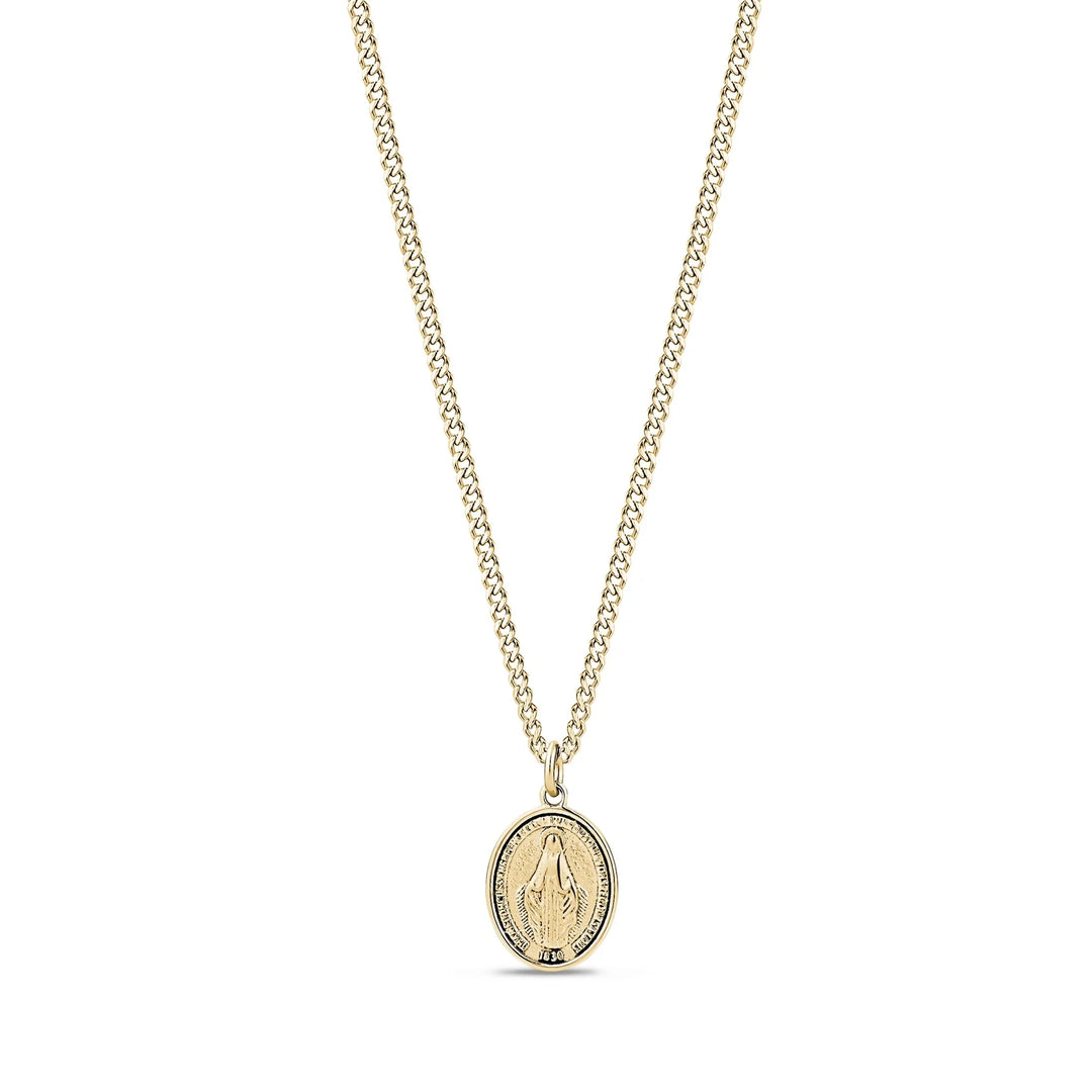 A.R.Z Steel Virgin Mary Pendant