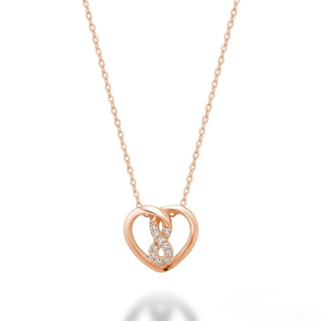 PENDENTIF INFINITI COEUR DIAMANT