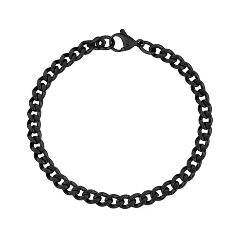 A.R.Z Steel Cuban Link Bracelet 5mm