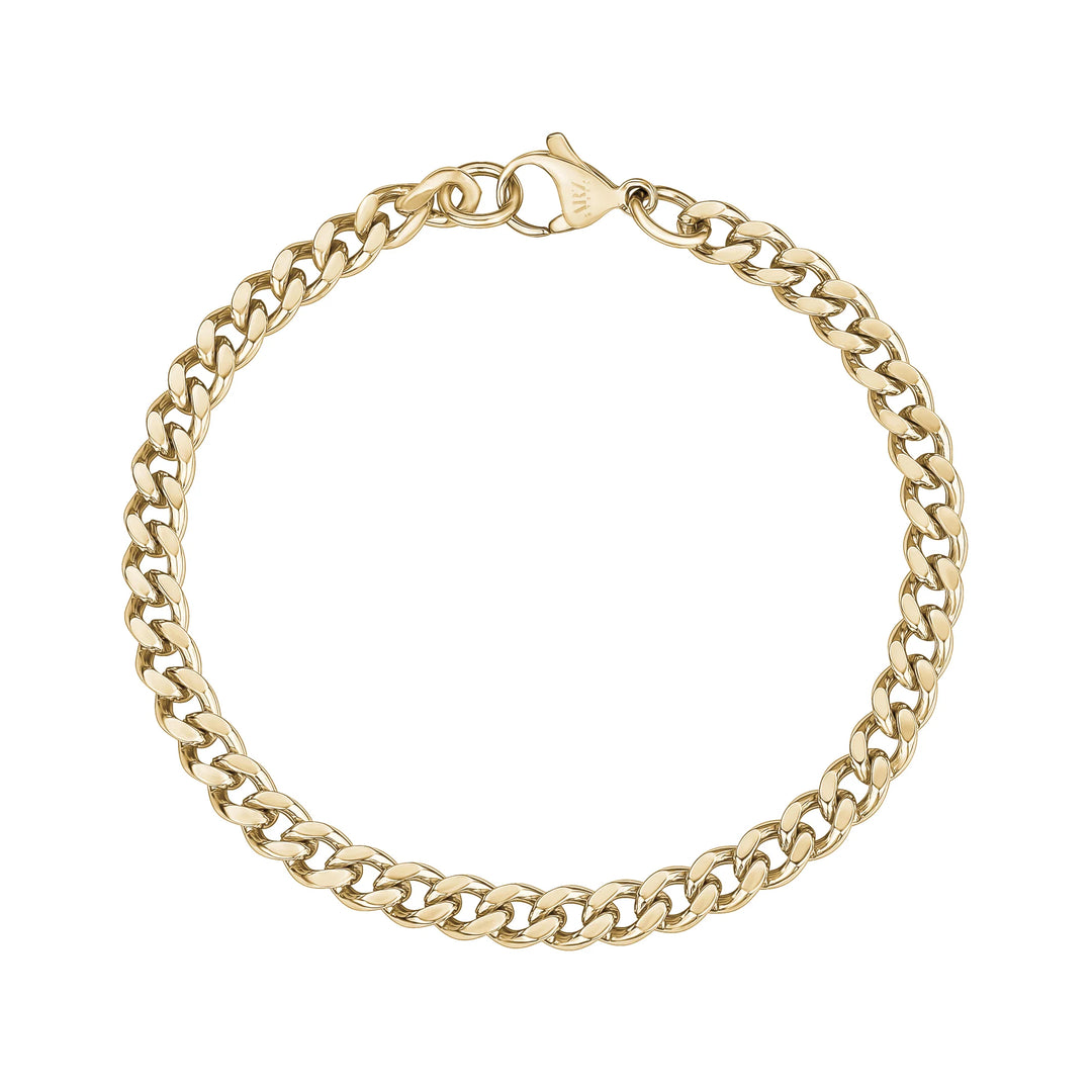 A.R.Z Stainless Steel Cuban Link Bracelet 5mm - ORLY Jewellers Canada