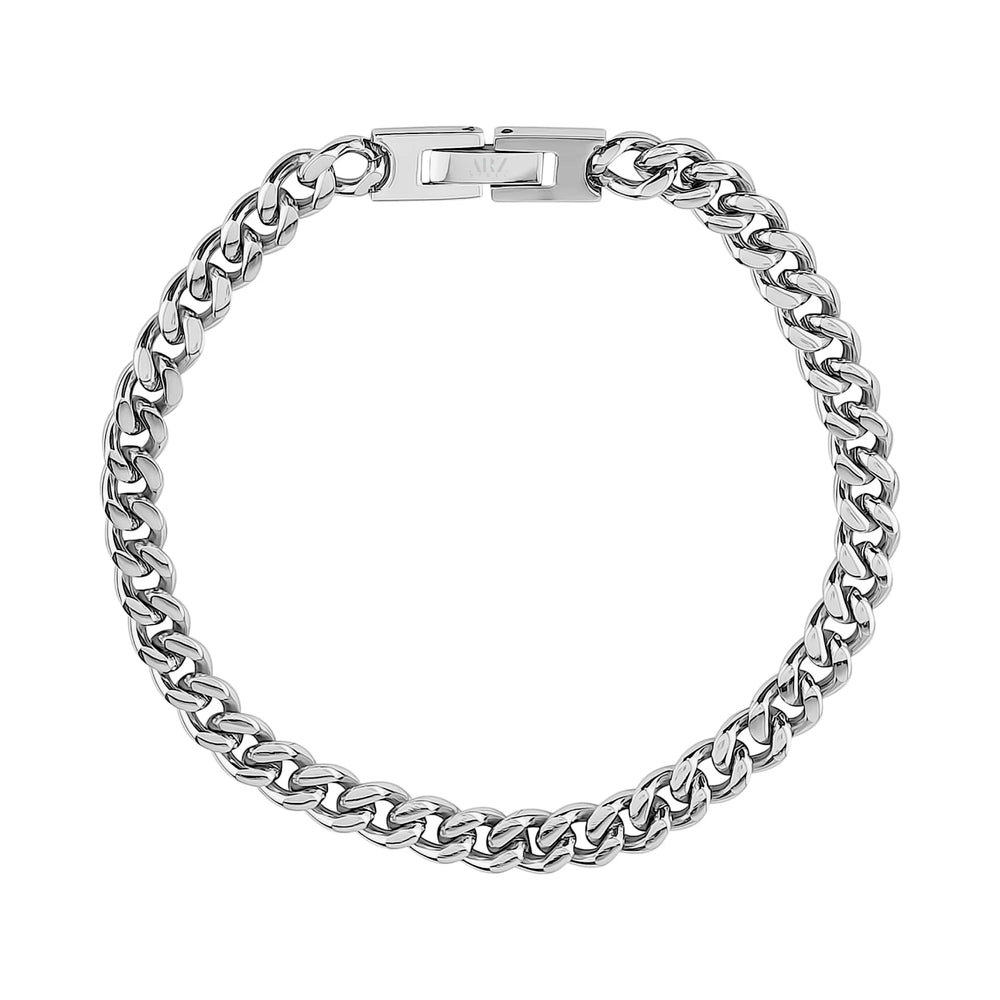 A.R.Z Stainless Steel Cuban Link Bracelet 6mm - ORLY Jewellers Canada