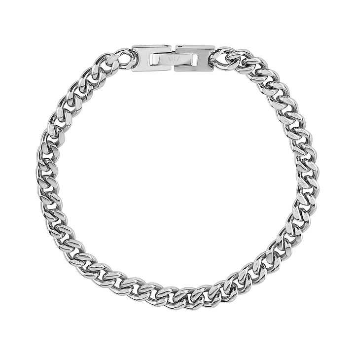 A.R.Z Stainless Steel Cuban Link Bracelet 6mm - ORLY Jewellers Canada