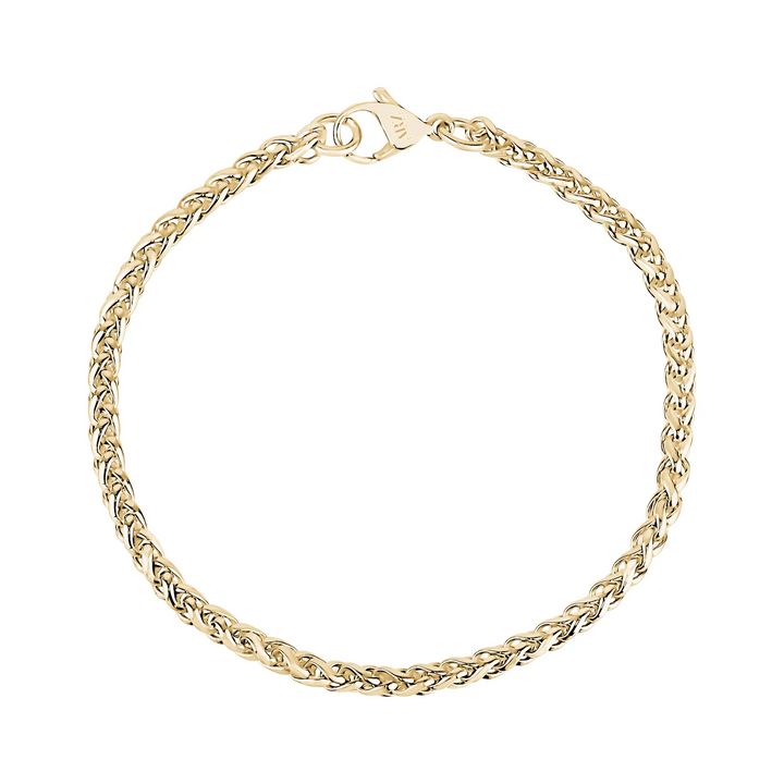 A.R.Z Steel Round Franco Bracelet 3mm