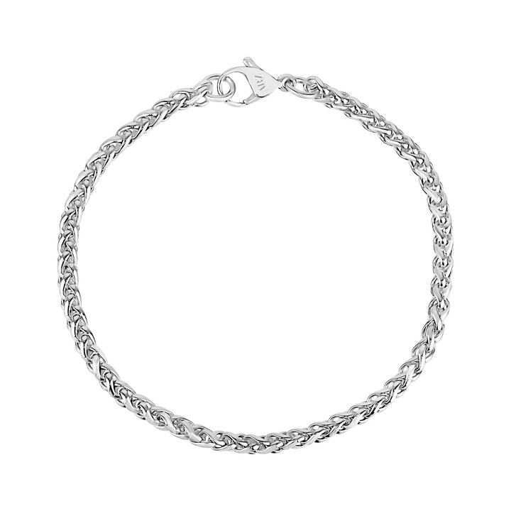 A.R.Z Steel Round Franco Bracelet 3mm