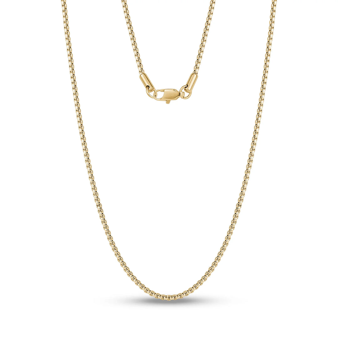 A.R.Z Steel Round Box Chain 2mm