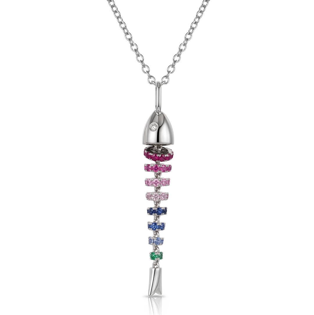 18K Gold Diamond Pendant