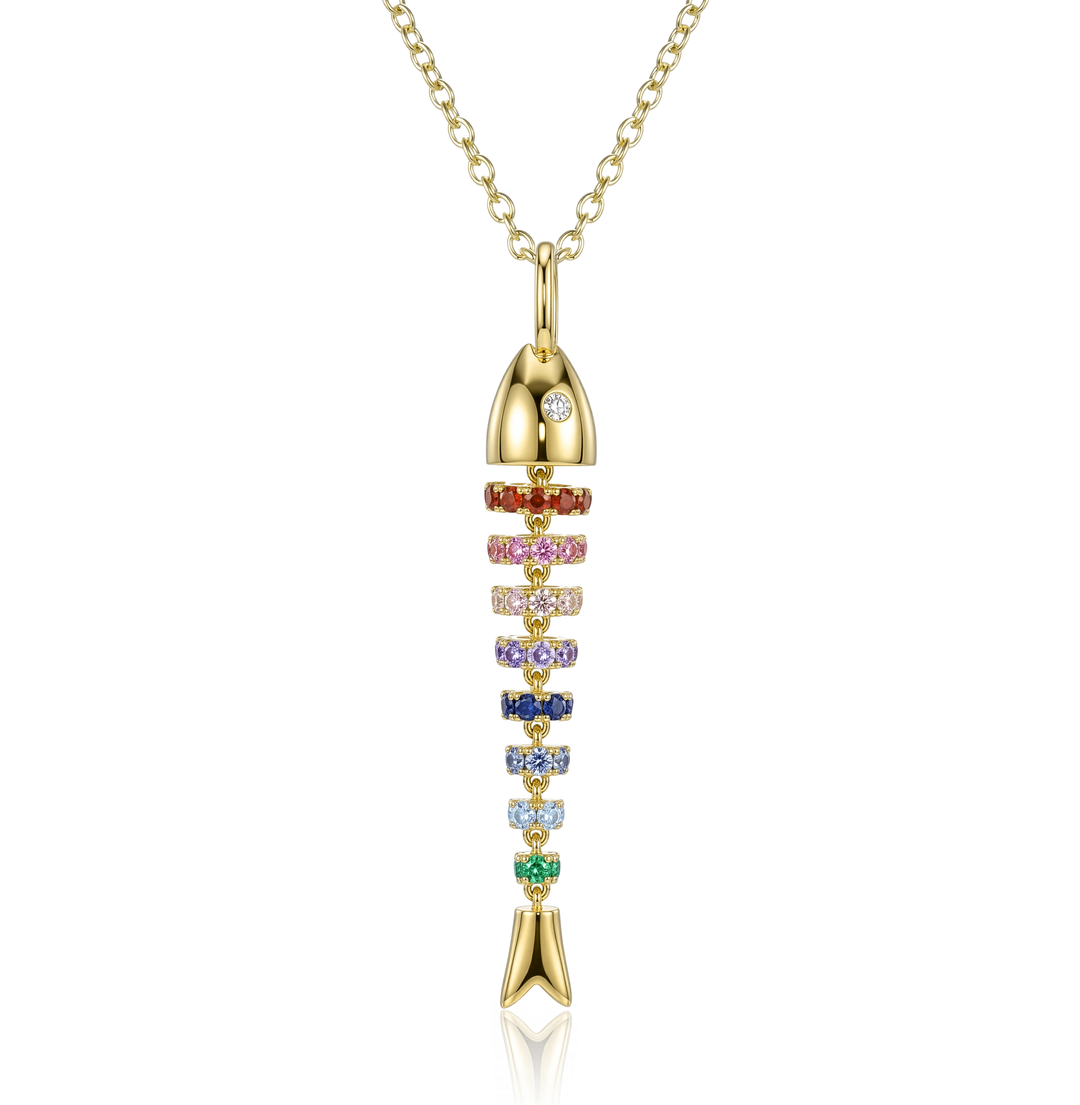 18K Gold Diamond Pendant