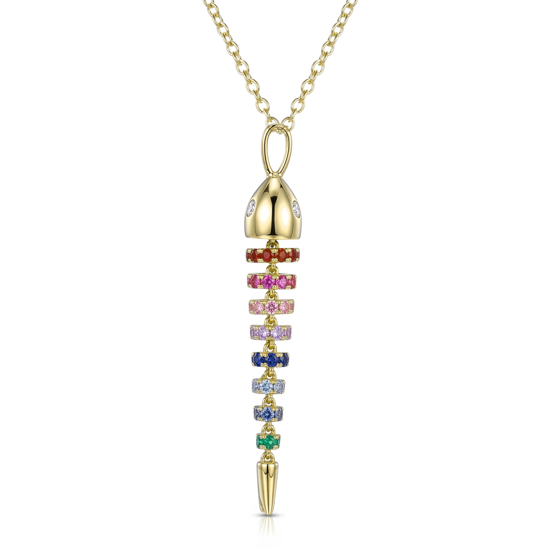18K Gold Diamond Pendant