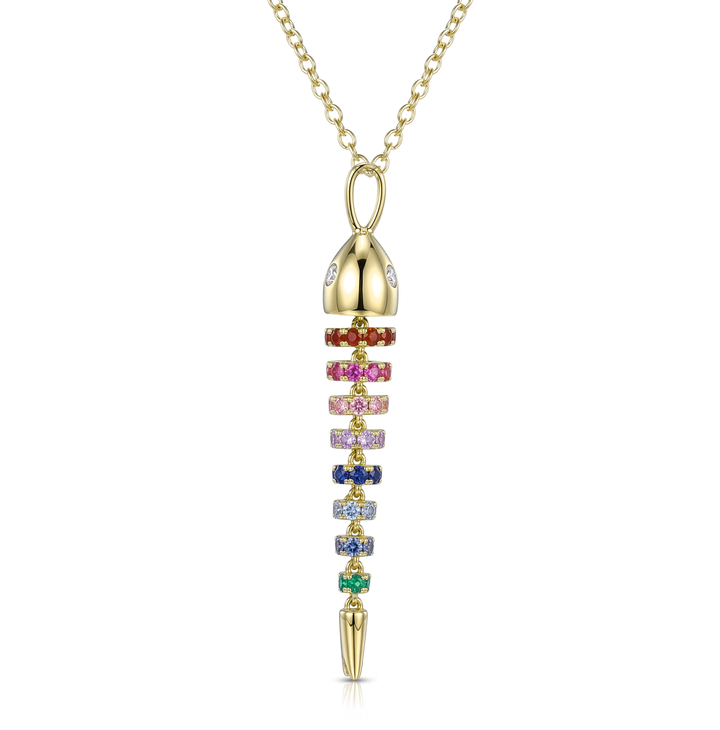 18K Gold Diamond Pendant