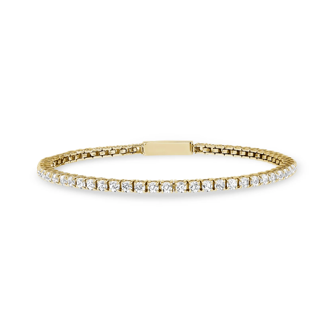 A.R.Z Steel Tennis Bracelet Click-In Clasp 2.5mm