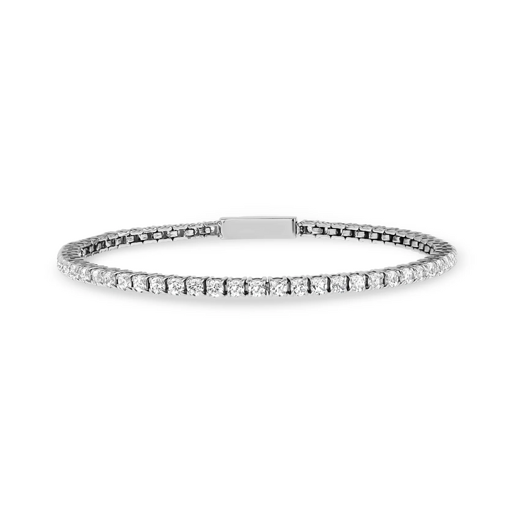 A.R.Z Steel Tennis Bracelet Click-In Clasp 2.5mm