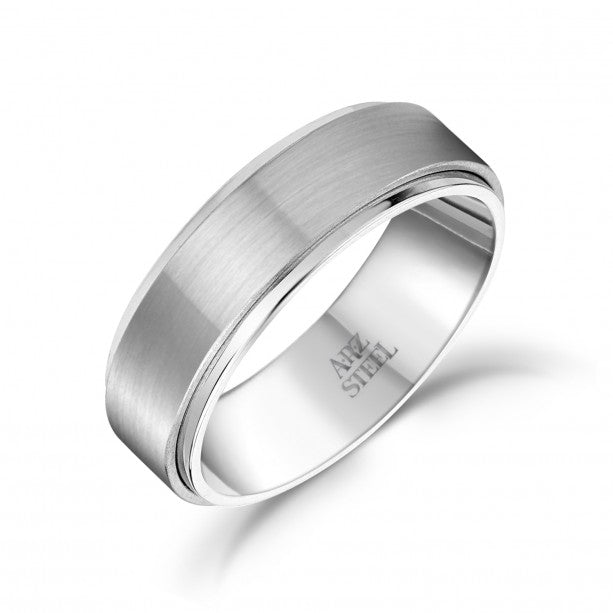 A.R.Z Stainless Steel Ring | Men's Ring | ORLY Jewellers