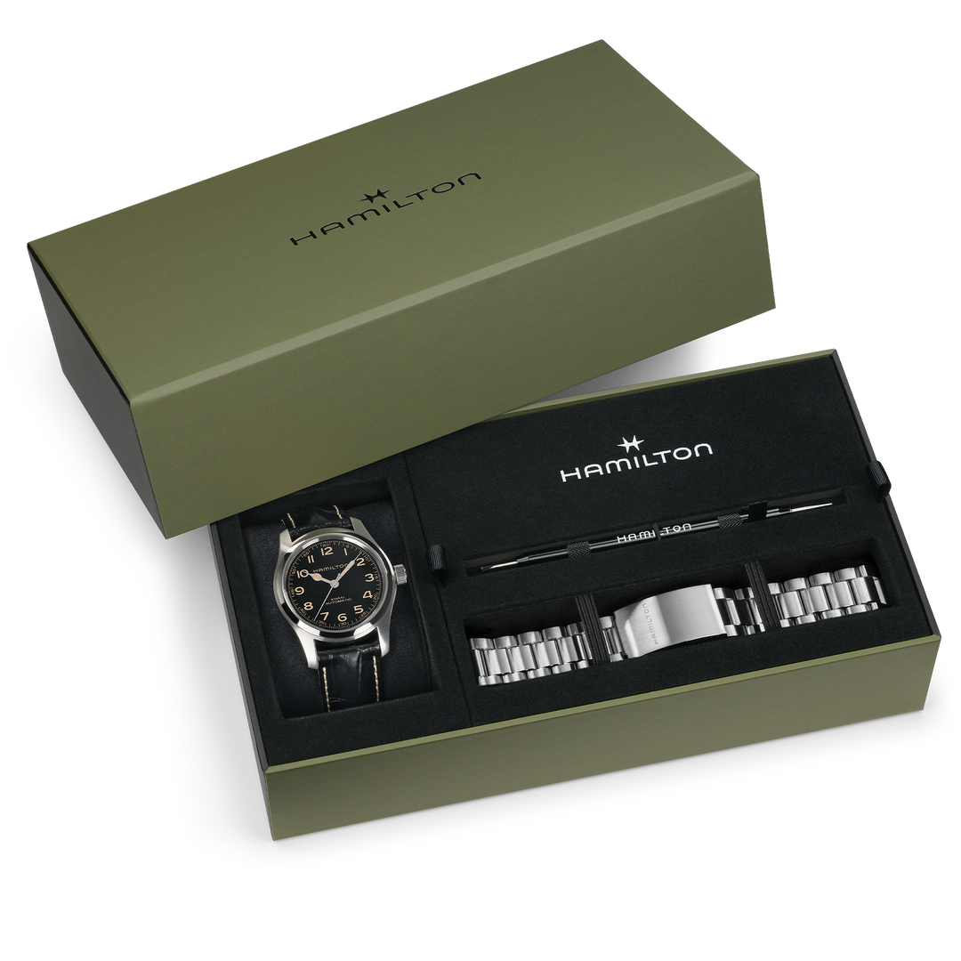 Hamilton Khaki Field Murph Auto 42mm Bracelet Bundle
