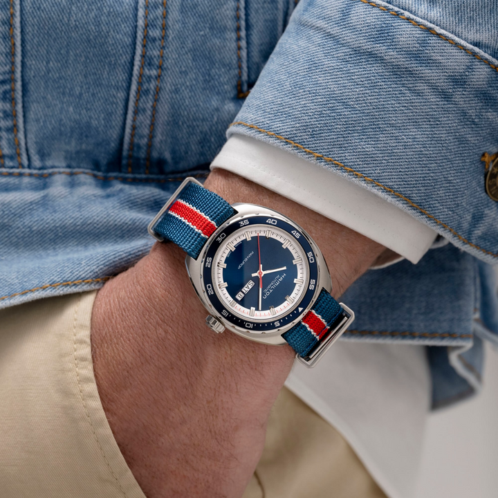 HAMILTON AMERICAN CLASSIC PAN EUROP JOUR DATE AUTO