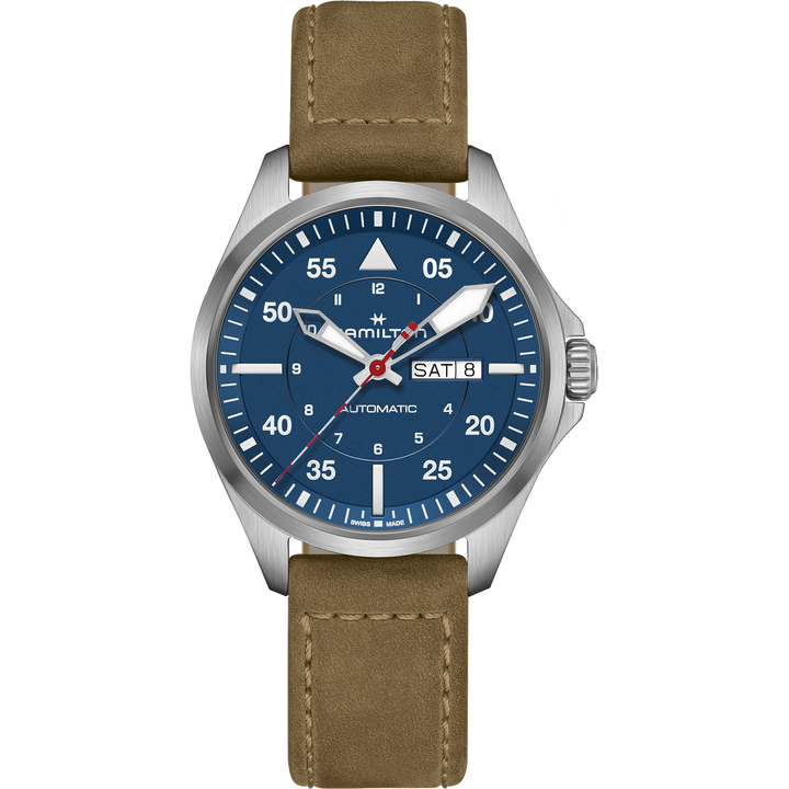 Hamilton Khaki Aviation Pilot Day Date Auto Air-Glaciers Edition 42mm