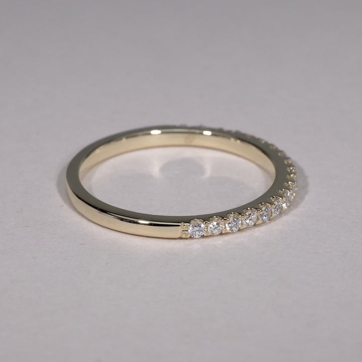 BAGUE DIAMANT SEMI-ÉTERNITÉ