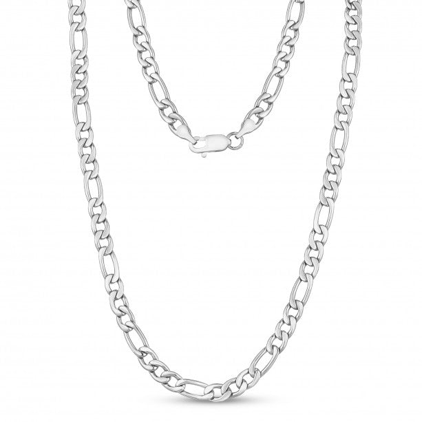 ＜MOLA SILVER＞FIGARON SILVER NECKLACE Men's Figaro Necklace | Fast Delivery Crafted by Silvery Jewellery
