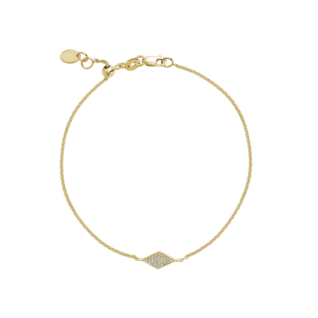14K Yellow Gold Fashion Diamond Bracelet by ORLY Jewellers