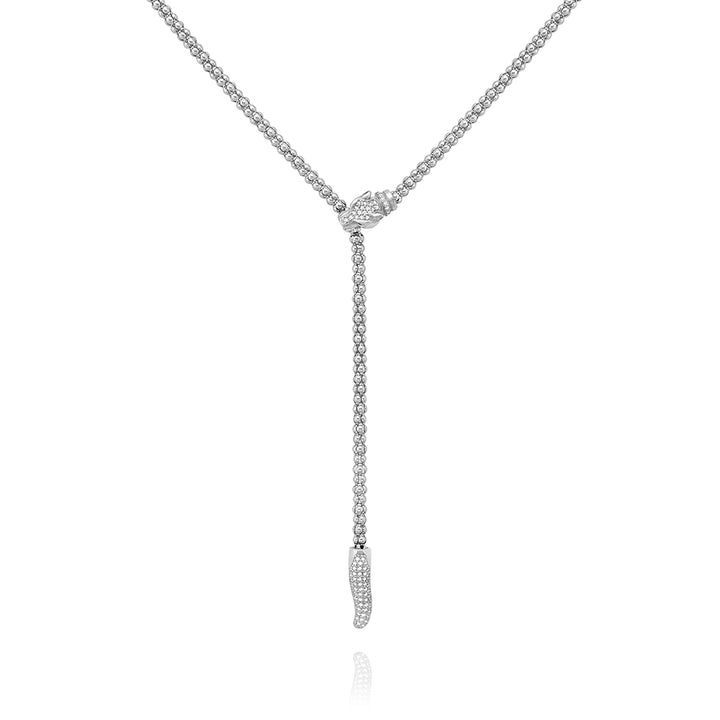 Miss Mimi Panthere Lariate Necklace | Sterling Silver | ORLY Jewellers
