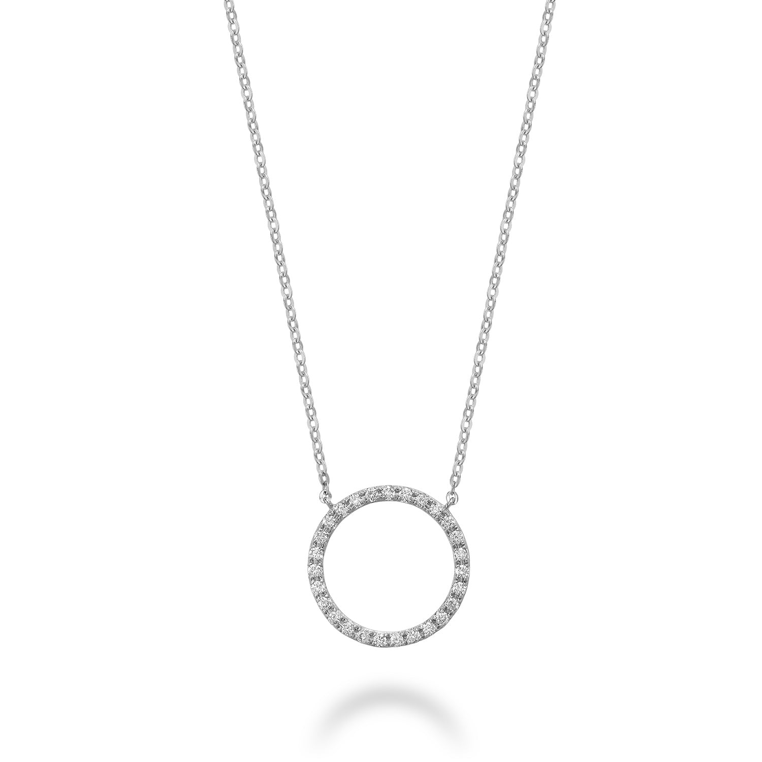 Circle of Life Pave Necklace | Mysite