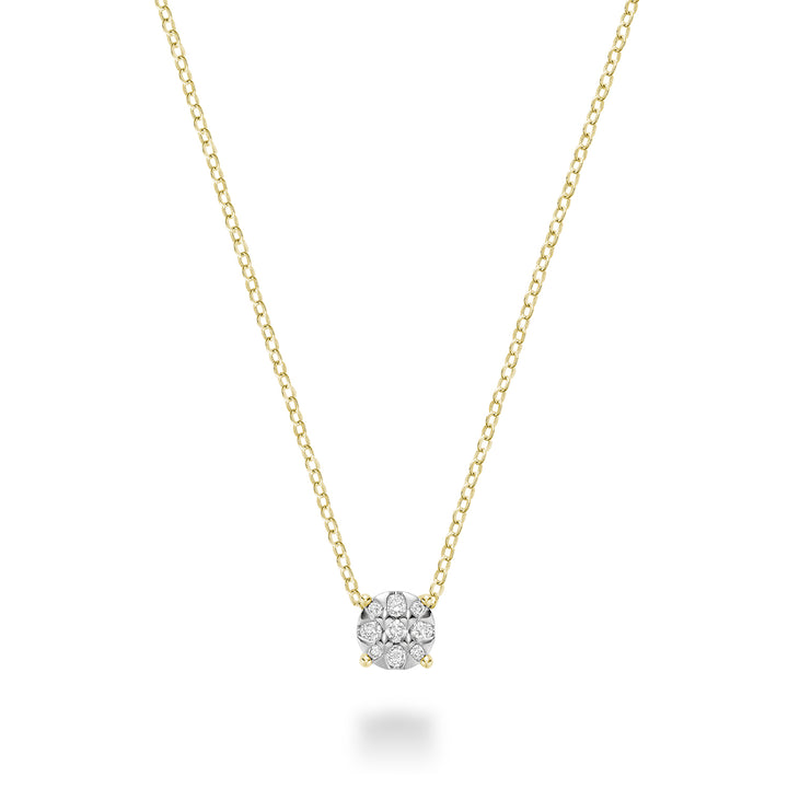 10K Illusion Setting Diamond Necklace by ORLY Jewellers