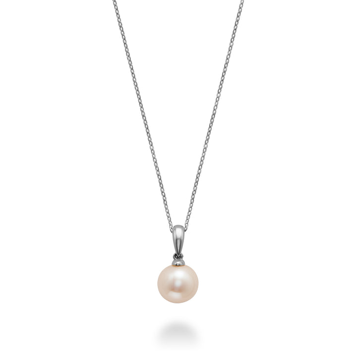 10K White Gold Freshwater Pearl Pendant by ORLY Jewellers