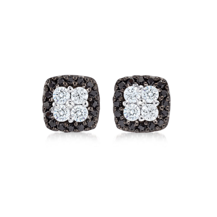 Miss Mimi CZ Square Stud Earrings | Sterling Silver | ORLY Jewellers