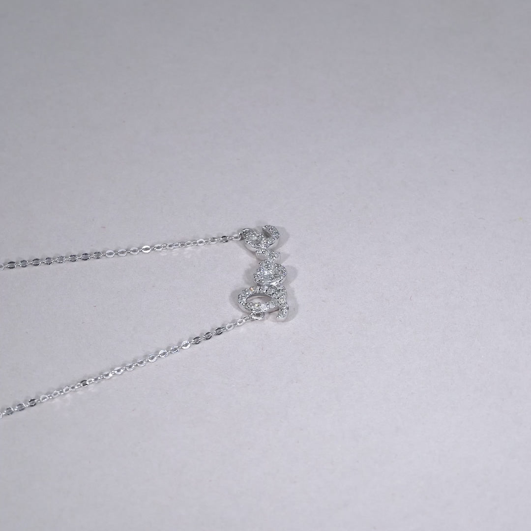 Mini LOVE Diamond Necklace